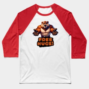 Free Hugs Anthro Furry Bear Baseball T-Shirt